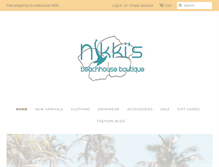 Tablet Screenshot of nikkisbeachhouse.com